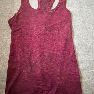 Lululemon Athletica Burgundy Tank Top